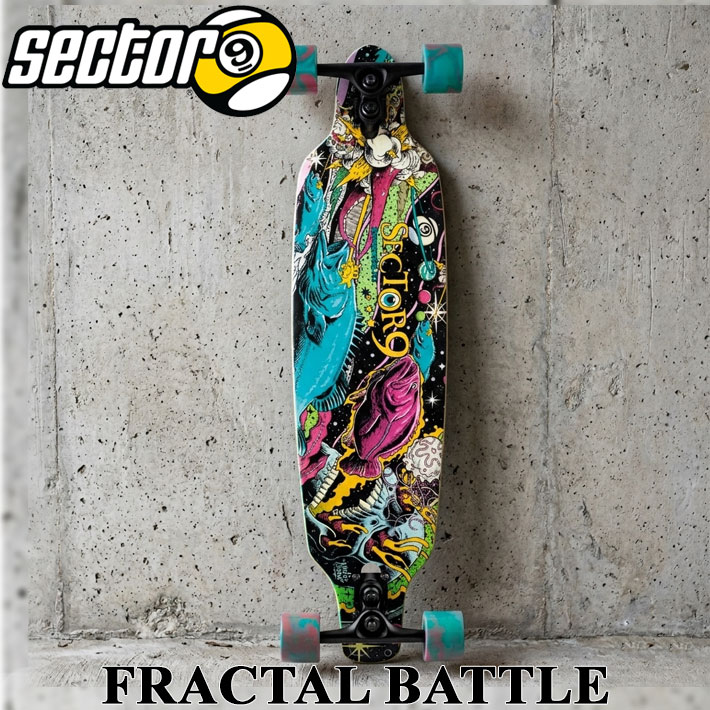SECTOR9 セクターナイン FRACTAL BATTLE 36.0インチ CARVING サーフスケート オフトレ 陸トレ スケートボード SK8
