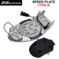25-26 G-STYLE アルペンビンディング SPEED PLATE TYPE-R スノーボード アルパインバインディング スピードプレート ステップイン 2025 2026