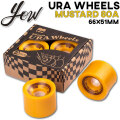 YOW SURFSKATE ウィール URA WHEEL MUSTARD 80A ヤウ サーフスケート 66mmｘ51mm ロングスケートボード スケート パーツ サーフィン スケボー