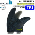 [店内ポイント20倍中!!] FCS2 FIN エフシーエス2 フィン AM AL MERRICK PG PRO [Black Acid] TRI アルメリック パフォーマンスグラス プロ スラスター トライ 3枚セット 3フィン サーフィン [日本正規品]