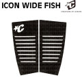 2026 クリエイチャー デッキパッド CREATURES ICON WIDE FISH アイコン ワイド フィッシュ 2ピース サーフィン デッキパッチ トラクション