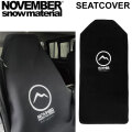 NOVEMBER ノベンバー スノーボード シートカバー 座席カバー カーシート SEAT COVER 防水 防汚 カバー 車 カーグッズ カー用品 ノーベンバー