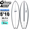 2025 トルク サーフボード torq surfboard X-LITE PODMOD 5'10 [Graphite Pinline] ポッドモッド ショートボード AL MERRICK アルメリック CHANNEL ISLANDS チャンネルアイランド サーフィン [営業所留め送料無料]