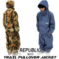 [在庫限り] 24-25 REPUBLIC &CO リパブリック ウェア ジャケット TRAIL PULLOVER JACKET トレイルプルオーバージャケット メンズ レディース スノーボードウェア スノーボード アウトドア キャンプ 釣り スケートボード