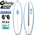 2025 トルク サーフボード torq surfboard X-LITE PODMOD 6'6 [Blue Rail Pinline] ポッドモッド ショートボード AL MERRICK アルメリック CHANNEL ISLANDS チャンネルアイランド サーフィン [営業所留め送料無料]