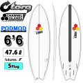 2025 トルク サーフボード torq surfboard X-LITE PODMOD 6'6 [White Pinline] ポッドモッド ショートボード AL MERRICK アルメリック CHANNEL ISLANDS チャンネルアイランド サーフィン [営業所留め送料無料]