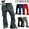 25-26 WACON ウェア パンツ ワコン スノーボード ウェア メンズ CORNER PANTS コーナー パンツ 2025 2026 日本正規品