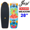 YOW サーフスケート サーフクルーザー ヤウ MEADOW BLUE 28インチ メドウ [10] SURFCRUSIERS コンプリート クルーザー スケートボード 街乗り 移動 CRUISERS LEGASEE CITY CRUSIERS 日本国内正規品