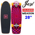 [訳アリ品]YOW サーフスケート サーフクルーザー ヤウ MEADOW PINK 28インチ メドウ [32] SURFCRUSIERS コンプリート クルーザー スケートボード 街乗り 移動 CRUISERS LEGASEE ARTISTE SERIES 日本国内正規品