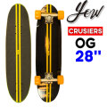 【特典付き！】YOW サーフスケート サーフクルーザー ヤウ OG 28インチ オージー [34] SURFCRUSIERS コンプリート クルーザー スケートボード 街乗り 移動 CRUISERS LEGASEE CLASSIC 日本国内正規品