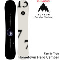 [予約商品] 25-26 バートン スノーボード BURTON Family Tree Hometown Hero Camber [X-Ray] ファミリーツリー ホームタウンヒーロー キャンバー Gender ジェンダー スノーボード 日本正規品 2025 2026