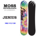 25-26 キッズ スノーボード MOSS スノーボード JENIUS ジーニアス 100cm 115cm 130cm モススノーボード ジュニア 板 2025 2026 日本正規品