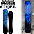 [予約商品] 25-26 ノベンバー パウダーボード NOVEMBER C-KENTIAL シーケンシャル 156cm ノーベンバー メンズ スノーボード パウダー 板 2025 2026 日本正規品