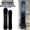 150 ラスト1本 [予約商品] 25-26 ノベンバー スノーボード NOVEMBER MOUNTAINFOX マウンテンフォックス 150cm 154cm 158cm ノーベンバー メンズ スノーボード 板 2025 2026 日本正規品