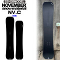 25-26 ノベンバー スノーボード NOVEMBER NV.C エヌブイシー NVC 156cm ノーベンバー メンズ スノーボード 板 2025 2026 日本正規品