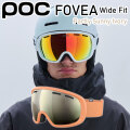 25-26 POC GOGGLES ポック ゴーグル FOVEA WF 40841 フォーヴィア ワイドフィット  [Partly Sunny Ivory] JAPAN FIT ジャパンフィット スノーボード スノボ スキー 2025 2026