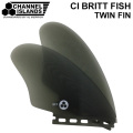 サーフィンフィン CHANNEL ISLANDS チャンネルアイランド フィン CI BRITT FISH TWIN FIN フューチャーフィン FUTURES FIN