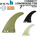 [店内ポイント20倍中!!] FCS2 FIN フィン ロングボード CONNECT PG LONGBOARD FIN 7 エフシーエス2 コネクト パフォ－マンスグラス シングルフィン センターフィン サーフィン
