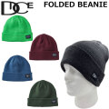 DICE ダイス ビーニー FOLDED BEANIE スノーボード ニット帽 帽子 スノボ