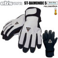 [メール便発送商品] 25-26 eb's スノーボード ST-DAMONDE 5 エスティダモンファイブグローブ 4500025 エビス 5-FINGER グローブ ebs ファイブフィンガー