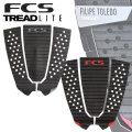 FCS デッキパッド FILIPE TOLEDO TREAD-LITE フィリペ・トレド シグネチャーモデル トレッドライト 3ピース サーフトラクション エフシーエス