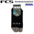[メール便発送商品] 2025 FCS SOCKS ソックス 靴下 SHOREBREAK SANDAL SOCK MID TIDE エフシーエス 旅行　サーフィン 速乾