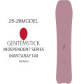 25-26 GENTEMSTICK ゲンテンスティック MANTARAY 149 149cm マンタレイ レディース スノーボード パウダーボード 板 2025 2026 