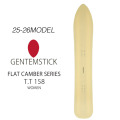 25-26 GENTEMSTICK ゲンテンスティック T.T 158 158cm TT ティーティー 158cm スノーボード フラットキャンバー パウダーボード 板 2025 2026 