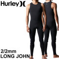 2025 Hurley ウェットスーツ ハーレー メンズ ロングジョン [MZLJAD25] ADVANTAGE PLUS 2/2MM LONG JOHN アドバンテージ プラス ジャージ NON ZIP ノンジップ サーフィン ウエットスーツ 日本正規品