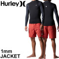 [現品限り] 2025 Hurley ウェットスーツ ハーレー メンズ ジャケット [MZLSJK25] ADVANTAGE 1MM JACKET アドバンテージ タッパー サーフィン ウエットスーツ 日本正規品
