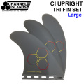 サーフィンフィン CHANNEL ISLANDS チャンネルアイランド フィン Lサイズ CI UPRIGHT TRI FIN フューチャーフィン FUTURES FIN