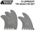 サーフィンフィン CHANNEL ISLANDS チャンネルアイランド フィン CI UPRIGHT TRIQUAD FIN フューチャーフィン FUTURES FIN