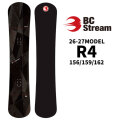 [予約商品] 26-27 ビーシーストリーム BC Stream SNOWBOARDS  スノーボード R-4 R4 アールフォー 156cm 159cm 162cm 平間和徳 RAMA ラマ先生 ハンマーヘッド カービングボード スノボ 板 2026 2027