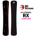 [予約商品] 26-27 ビーシーストリーム BC Stream SNOWBOARDS  スノーボード RX 54N 59N 154cm 159cm 平間和徳 RAMA ラマ先生 アールエックス ハンマーヘッド カービング スノボ 板 2026 2027