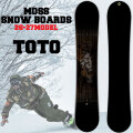 [予約商品] 26-27 MOSS モス TOTO トト スノーボード 138cm 143cm 147cm 151cm 153.5cm 155cm 157cm 160cm オールラウンド フリーラン パーク パウダー グラトリ 2026 2027 スノボ 板 日本正規品
