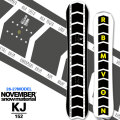 [予約商品] 26-27 NOVEMBER ノベンバー スノーボード SNOWBOARD KJ ケージェー 152cm DOGGY シグネチャー WOW ノーベンバー 板 2026 2027 日本正規品