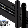 [予約商品] 26-27 NOVEMBER ノベンバー スノーボード SNOWBOARD メンズ SPDFOX スピードフォックス 154cm 158cm ノーベンバー 板 2026 2027 日本正規品