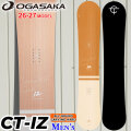 [予約商品] 26-27 OGASAKA スノーボード オガサカ CT-IZ シーティ アイゼット メンズ 152cm 154cm 156cm 158cm 161cm フリースタイル オールラウンド カービング スノボ 板 2026 2027 日本正規品