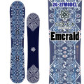 [予約商品] 26-27 セッカ スノーボード Secca Emerald エメラルド 154cm 佐々木陽子プロデュース パウダー レディース スノボ 板 2026 2027 日本正規品