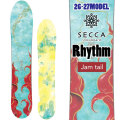 [予約商品] 26-27 セッカ スノーボード Secca  Rhythm リズム Jam Tail 152cm 佐々木陽子プロデュース パウダー レディース スノボ 板 2026 2027 日本正規品