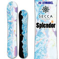 [予約商品] 26-27 セッカ スノーボード Secca Splendor スプレンダー 149cm 155cm 佐々木陽子プロデュース パウダー レディース スノボ 板 2026 2027 日本正規品