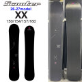 [予約商品] 26-27 スクーター スノーボード SCOOTER XX ダブルエックス 150cm 154cm 157cm 160cm カービング スノボ 板 日本正規品 2026 2027
