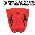 2026 クリエイチャー デッキパッド CREATURES PRPTO 1.5 PIN TAIL Griffin Colapinto Signature プロト ピン 3ピース シグネチャーモデル サーフィン デッキパッチ トラクション