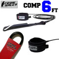 リーシュコード CROW HALEY クロウ ハーレー サーフィン Surf Leash 6ft COMP コンプ ショートボード 足首用 MADE IN USA 日本正規品