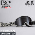[予約商品] 26-27 DICE GOGGLES ゴーグル ダイス GOODMAN 30th LIMITED MODEL  グッドマン GM64275 リミテッドモデル 調光レンズ ジャパンフィット PHOTOCHROMIC 30周年 2026 2027 日本正規品