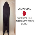 [予約商品] 26-27 GENTEMSTICK ゲンテンスティック BIG FISH 163cm ビッグフィッシュ スノーボード パウダーボード アクセルキャンバー 板 2026 2027