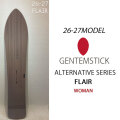 [予約商品] 26-27 GENTEMSTICK ゲンテンスティック FLAIR フレアー 144.6cm レディース スノーボード パウダーボード アクセルキャンバー 板 2026 2027