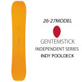 [予約商品] 26-27 GENTEMSTICK ゲンテンスティック INDY POOLDECK 154cm インディ プールデッキ スノーボード パウダーボード ショートキャンバー 板 2026 2027