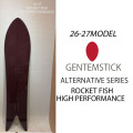[予約商品] 26-27 GENTEMSTICK ゲンテンスティック ROCKET FISH HIGH PERFORMANCE 144.7cm ロケットフィッシュ ハイパフォーマンス スノーボード パウダーボード アクセルキャンバー 板 2026 2027