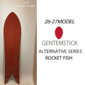 [予約商品] 26-27 GENTEMSTICK ゲンテンスティック ROCKET FISH 144.7cm ロケットフィッシュ スノーボード パウダーボード アクセルキャンバー 板 2026 2027